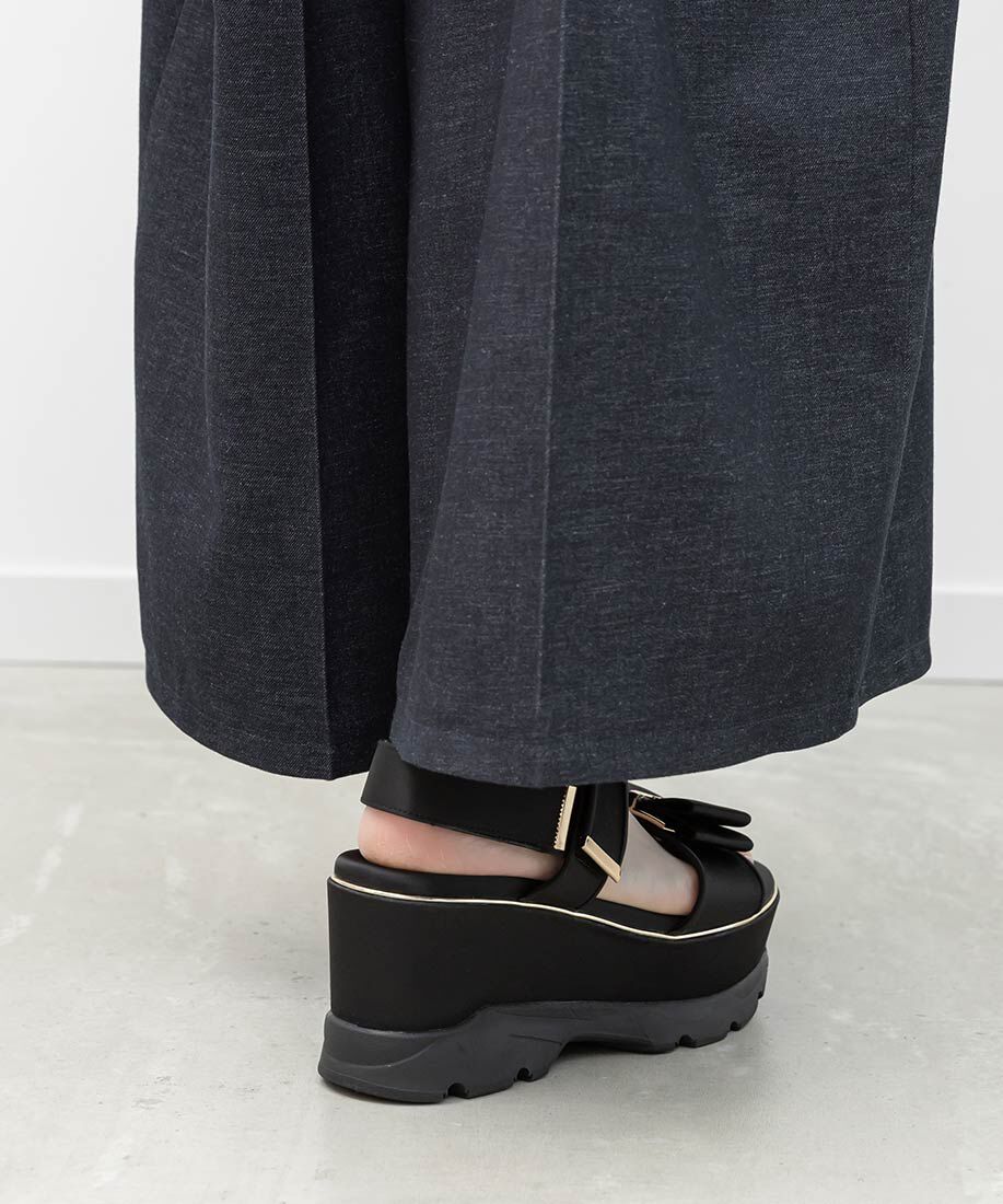  「モノグラムリボンボリュームスポーツサンダル」|サンダル|