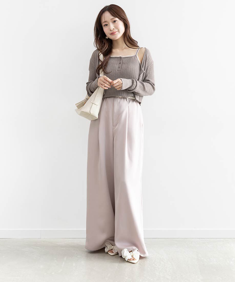  「シフォンリボンミュールサンダル」|パンプス|