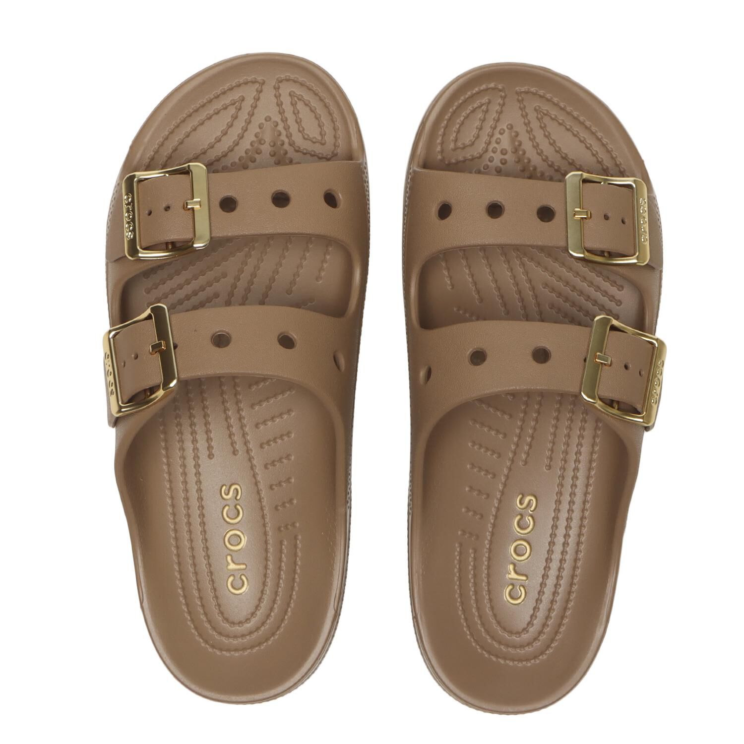 crocs「【crocs】SATURADAY METALLIC BUCKLE SDL」|サンダル|