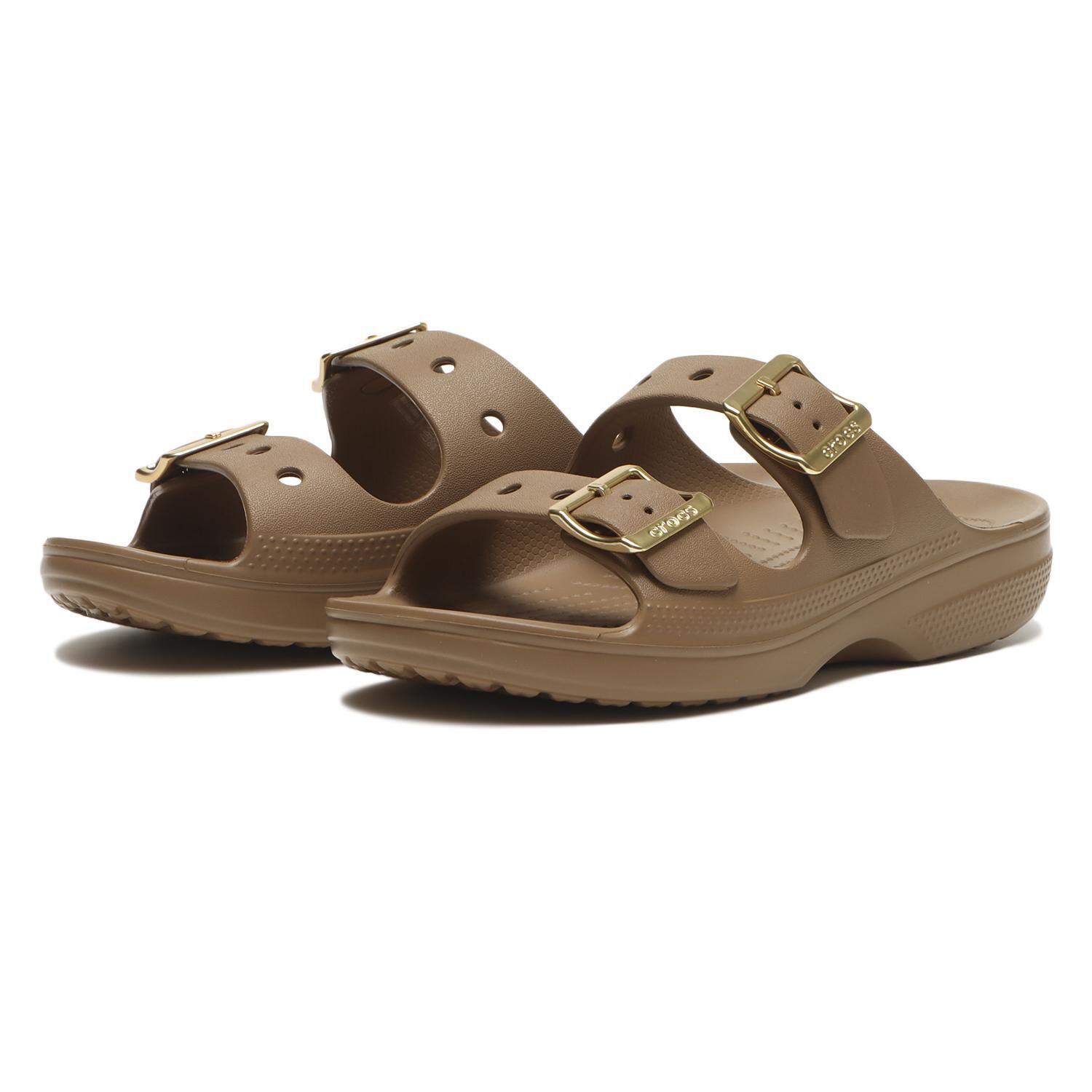 crocs「【crocs】SATURADAY METALLIC BUCKLE SDL」|サンダル|