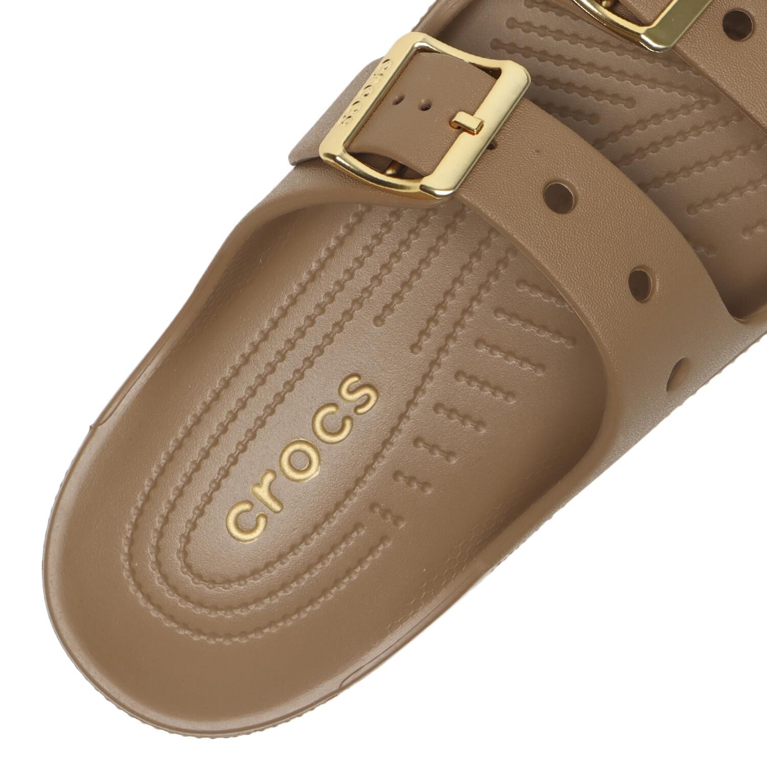 crocs「【crocs】SATURADAY METALLIC BUCKLE SDL」|サンダル|