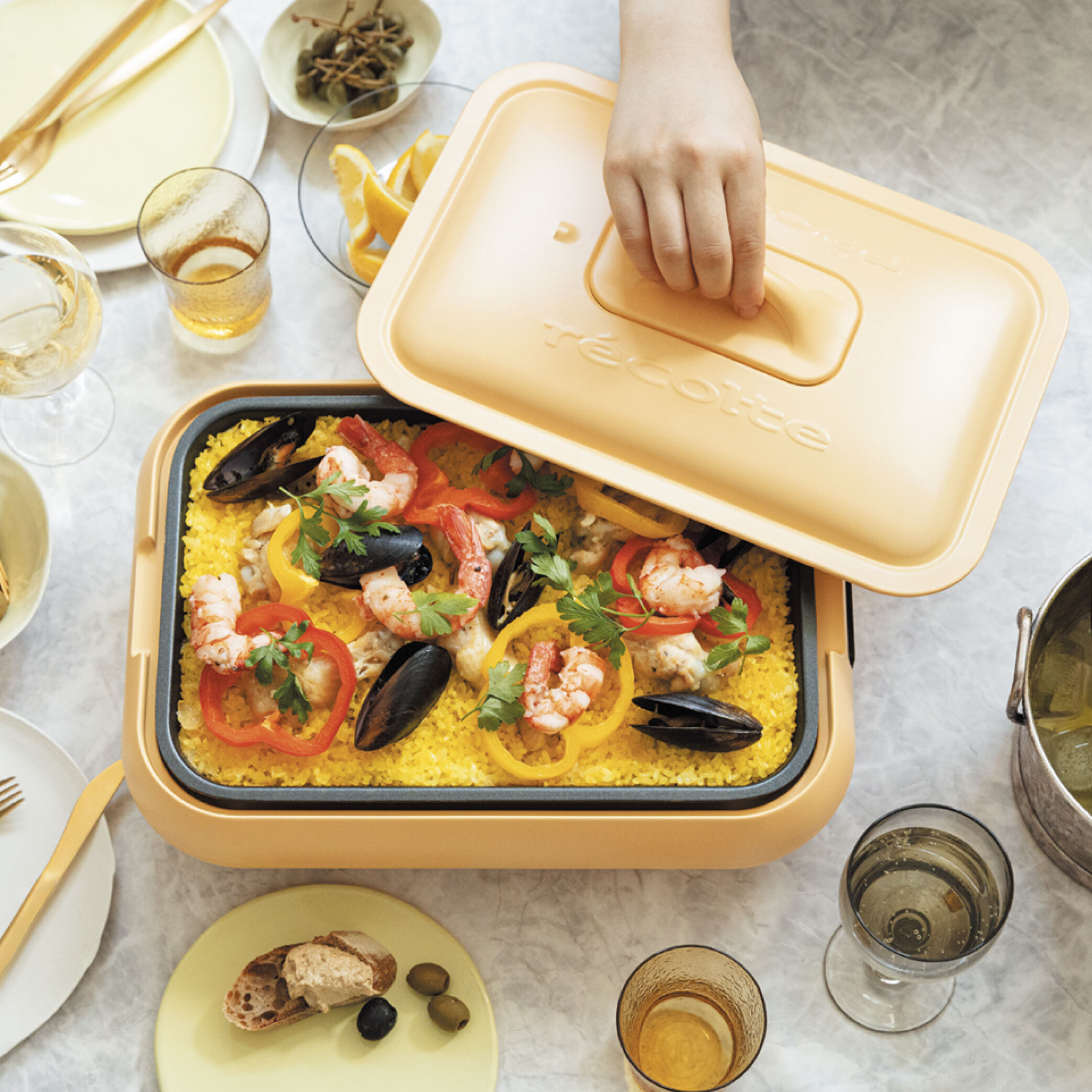 recolte「レコルト　ホットプレート RHP-1 」|食器・キッチングッズ|イエロー