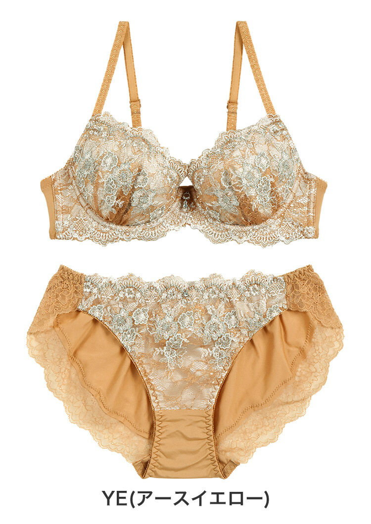 intesucre「アンテシュクレ らくしてキレイ ふわさらtype ブラセット ナチュラルバストメイク IBT329」|インナー|YE