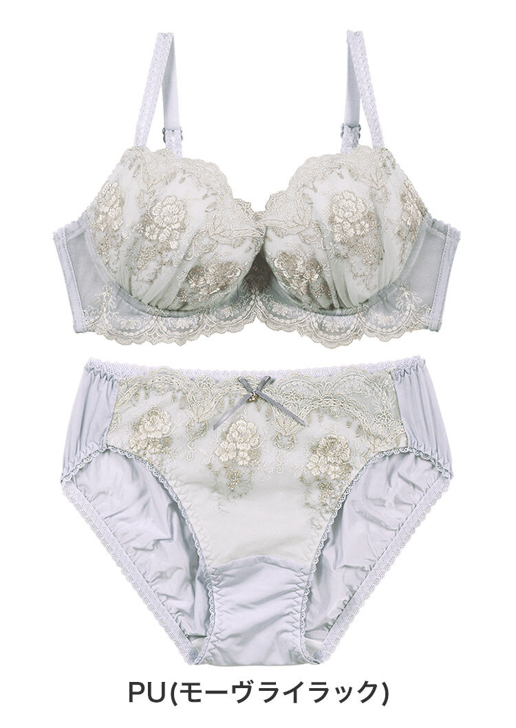 intesucre「アンテシュクレ intesucre narue&times;intesucre バストアップブラ ブラセット  全4色 B-F/65-75 IBT340」|インナー|PU