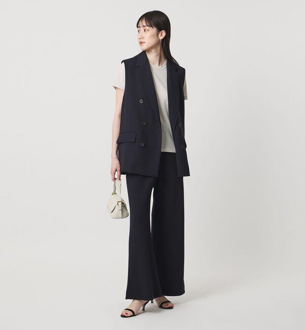 UNITED ARROWS「Drapy バイアス イージー パンツ ‐ウォッシャブル‐」|スラックス|