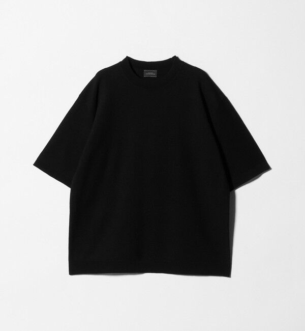 UNITED ARROWS green label relaxing「コットンナイロン リンクス クルーネック ショートスリーブ ニット -ウォッシャブル-」|ニット・セーター|