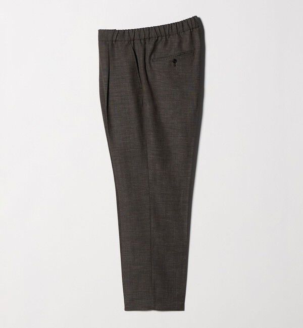UNITED ARROWS green label relaxing「TW リネン デニムライク 01 ワイド 1プリーツ スラックス セットアップパンツ」|スラックス|