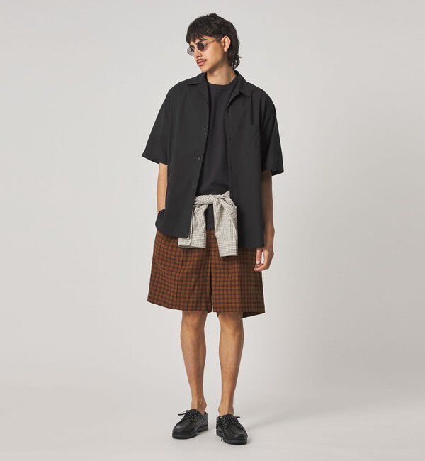 STEVEN ALAN「＜Steven Alan＞ コットン/ウール ボイル オープンカラー シャツ BOX」|シャツ・ブラウス|