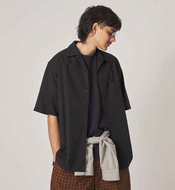 STEVEN ALAN「＜Steven Alan＞ コットン/ウール ボイル オープンカラー シャツ BOX」|シャツ・ブラウス|