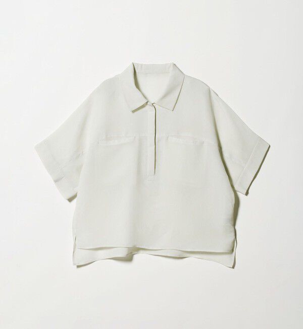 BEAUTY&YOUTH UNITED ARROWS「レーヨンポリエステル ストライプ チュニック」|シャツ・ブラウス|LIME
