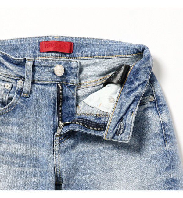Ray BEAMS 「RED CARD TOKYO / Anniversary Slim テーパード デニムパンツ」|デニム|