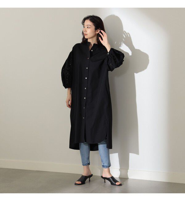 Demi-Luxe BEAMS 「【別注】TICCA / レース パフスリーブワンピース」|ワンピース|