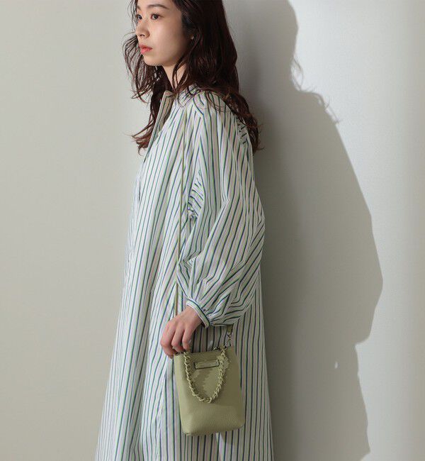 Demi-Luxe BEAMS 「GIANNI CHIARINI / CAMILLA レザートートバッグ」|トートバッグ|SALAD_GREEN