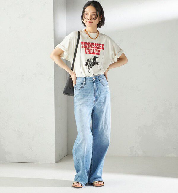 SHIPS for women「【SHIPS別注】TENNESSEE:イージー ショート スリーブ TEE」|Tシャツ・カットソー|