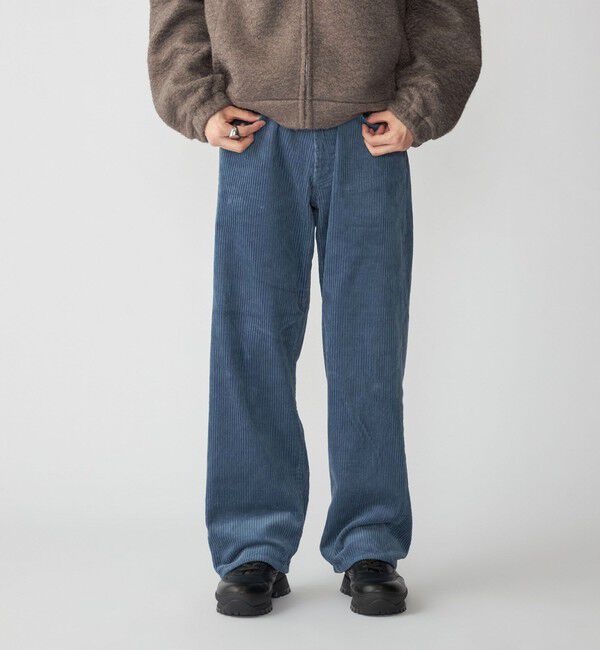 SHIPS「City Ambient Products:〈手洗い可能〉コーデュロイ バギー ストレート パンツ」|その他|ロイヤルブルー