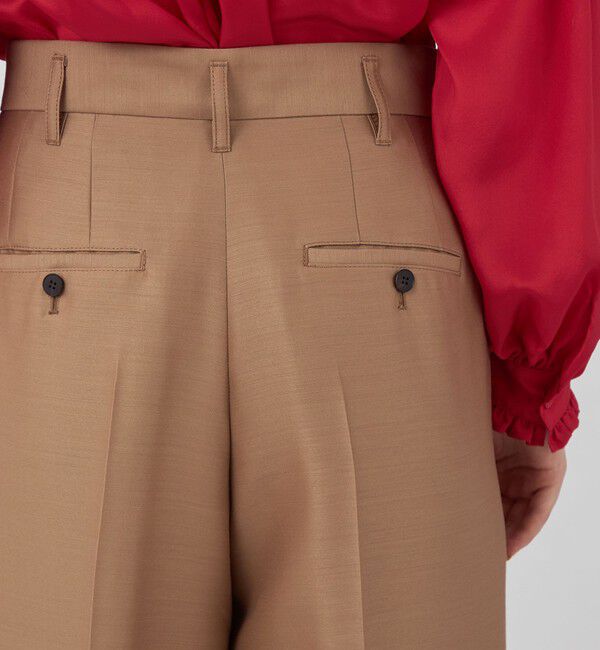 Ballsey「Diana 1タックワイドパンツ」|スラックス|