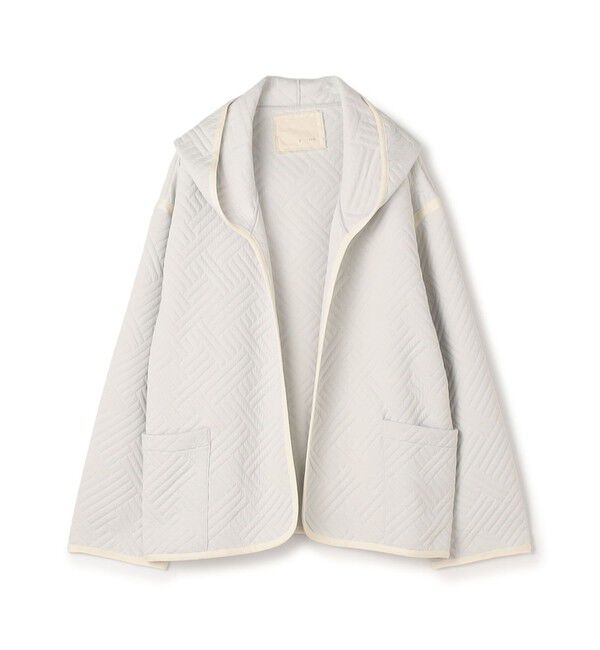 TOMORROWLAND GOODS「【別注】V::room キルティング フーデッドジャケット」|その他|13 ライトグレー