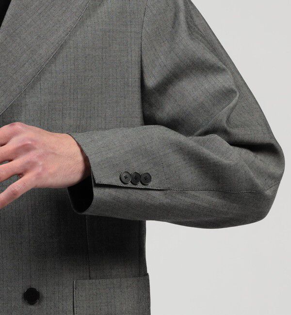 TOMORROWLAND MENS「ハルトウールツイル ダブルブレステッド 4Bジャケット」|テーラードジャケット|