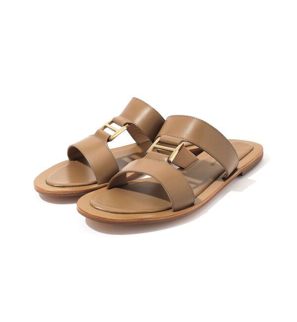 TOMORROWLAND GOODS「TOMORROWLAND バックル フラットサンダル」|サンダル|