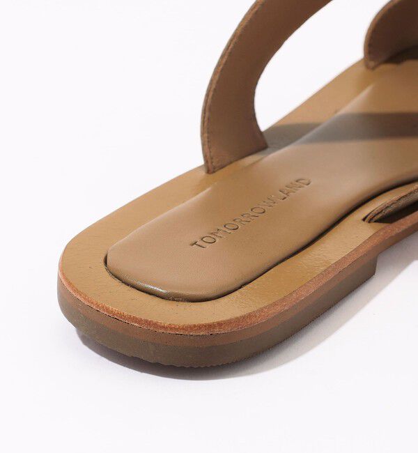 TOMORROWLAND GOODS「TOMORROWLAND バックル フラットサンダル」|サンダル|