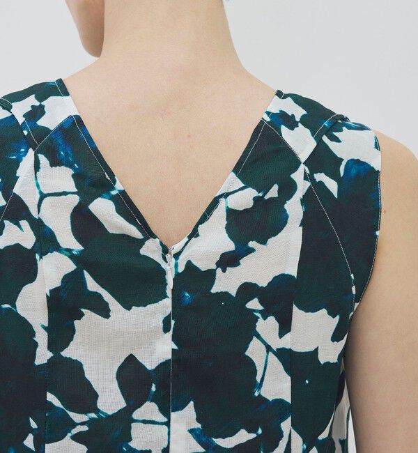 TOMORROWLAND GOODS「 WRITEWELL Prism-mineral Vネックワンピース」|ワンピース|