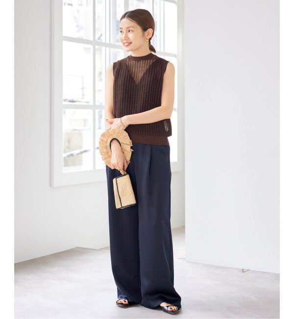 IENA「【EMILY WEEK &times; IENA】コットンスムース ブラキャミソール」|インナー|