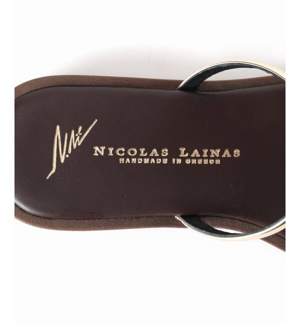 IENA「《追加2》NICOLAS LAINAS フラットサンダル」|サンダル|