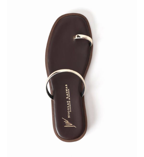 IENA「《追加2》NICOLAS LAINAS フラットサンダル」|サンダル|