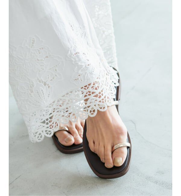 IENA「《追加2》NICOLAS LAINAS フラットサンダル」|サンダル|