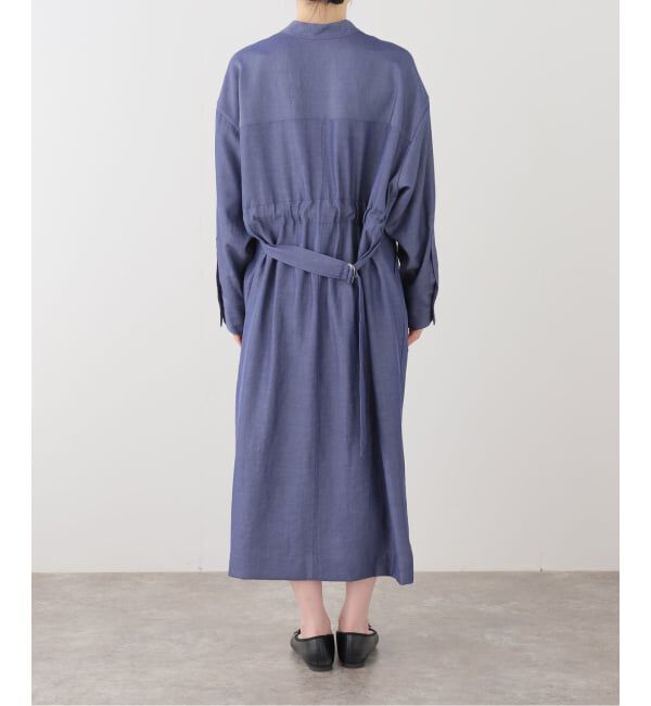 IENA「2WAY シャンブレー ワークワンピース」|ワンピース|