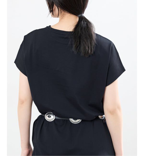 IENA「ATON/エイトン SUVIN 60/2 CAP SLEEVE DRESS ワンピース」|ワンピース|