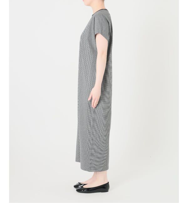 IENA「ATON/エイトン SUVIN 60/2 CAP SLEEVE DRESS ワンピース」|ワンピース|