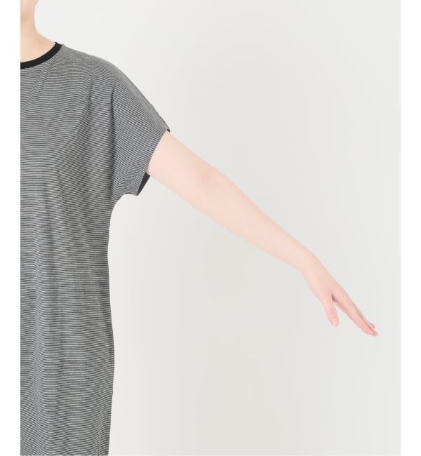 IENA「ATON/エイトン SUVIN 60/2 CAP SLEEVE DRESS ワンピース」|ワンピース|