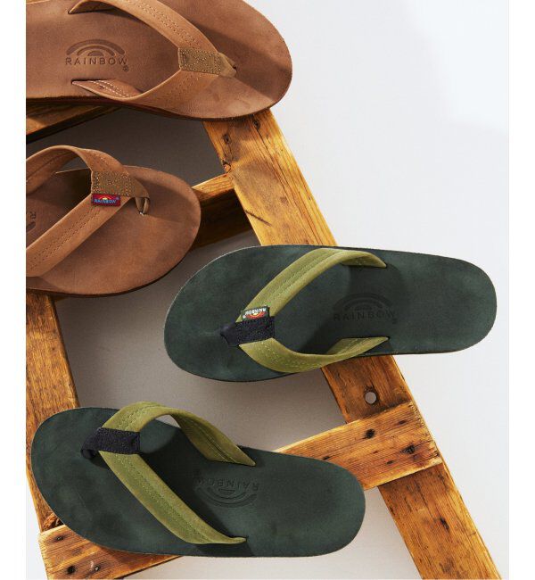 JOURNAL STANDARD relume「RAINBOW SANDALS / レインボーサンダル 別注 Double Layer レザーサンダル」|サンダル|