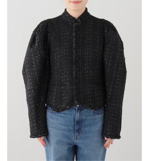 JOURNAL STANDARD「【VIVIANO / ヴィヴィアーノ】 TWEED COL MONTANT JACKET」|テーラードジャケット|