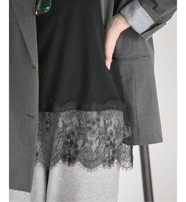 JOURNAL STANDARD「《追加予約3》レースヘムシアータンク」|Tシャツ・カットソー|