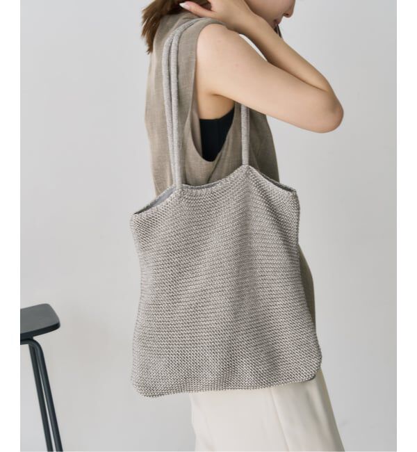  「《予約》LETALON KIRA AMI TOTE」|トートバッグ|シルバー