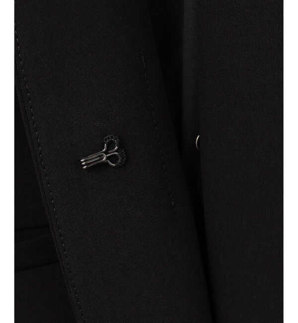 ANY SIS「【洗える】セレモニーダブルクロス カラーレス ジャケット」|ノーカラージャケット|