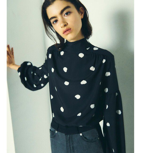 Diagram「ドットプリント2wayブラウス」|シャツ・ブラウス|