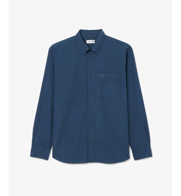LACOSTE「ウォッシュドオーガニックコットンシャツ」|シャツ・ブラウス|