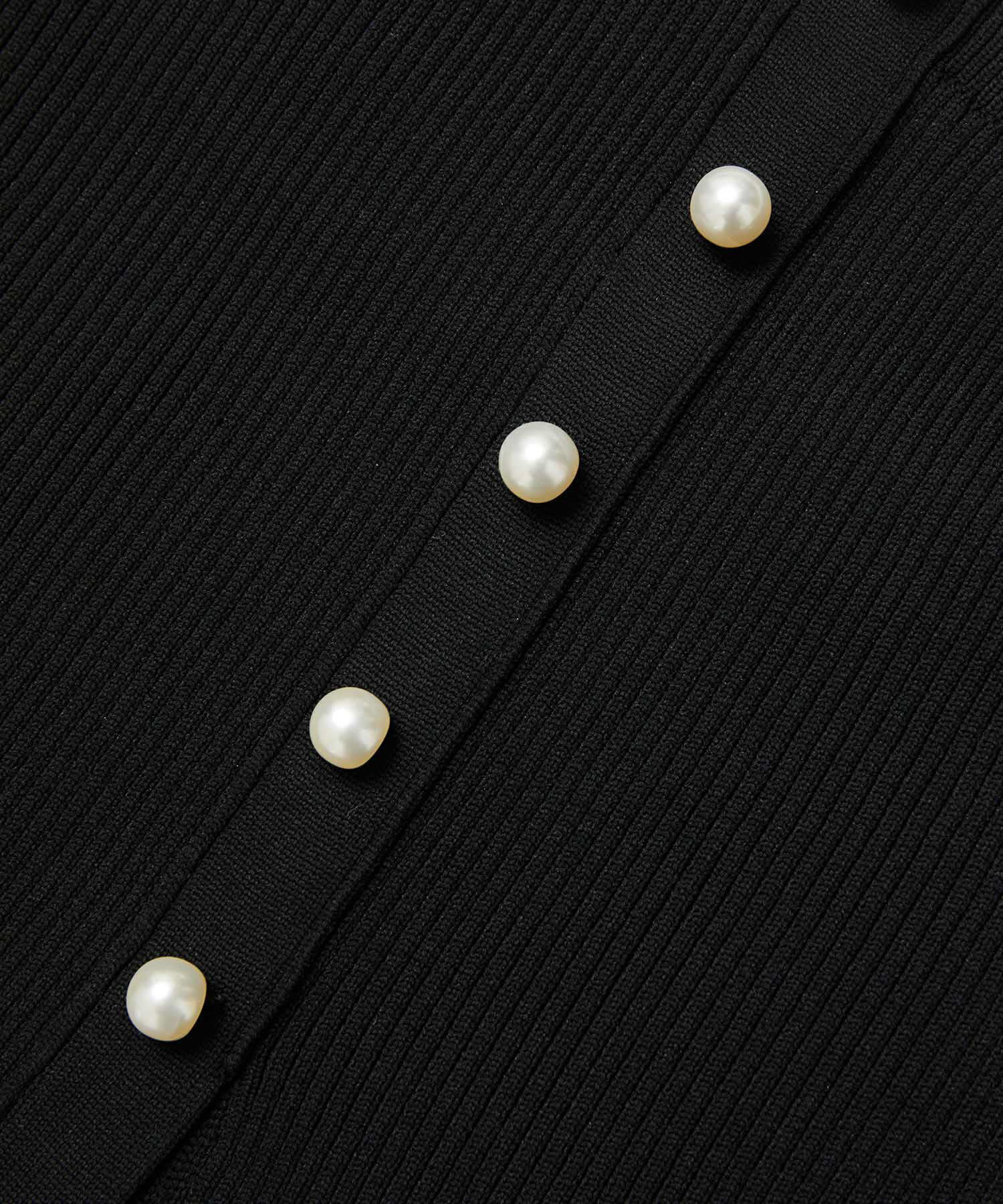 VIS「【洗える】パール釦ニットビスチェ」|ニット・セーター|