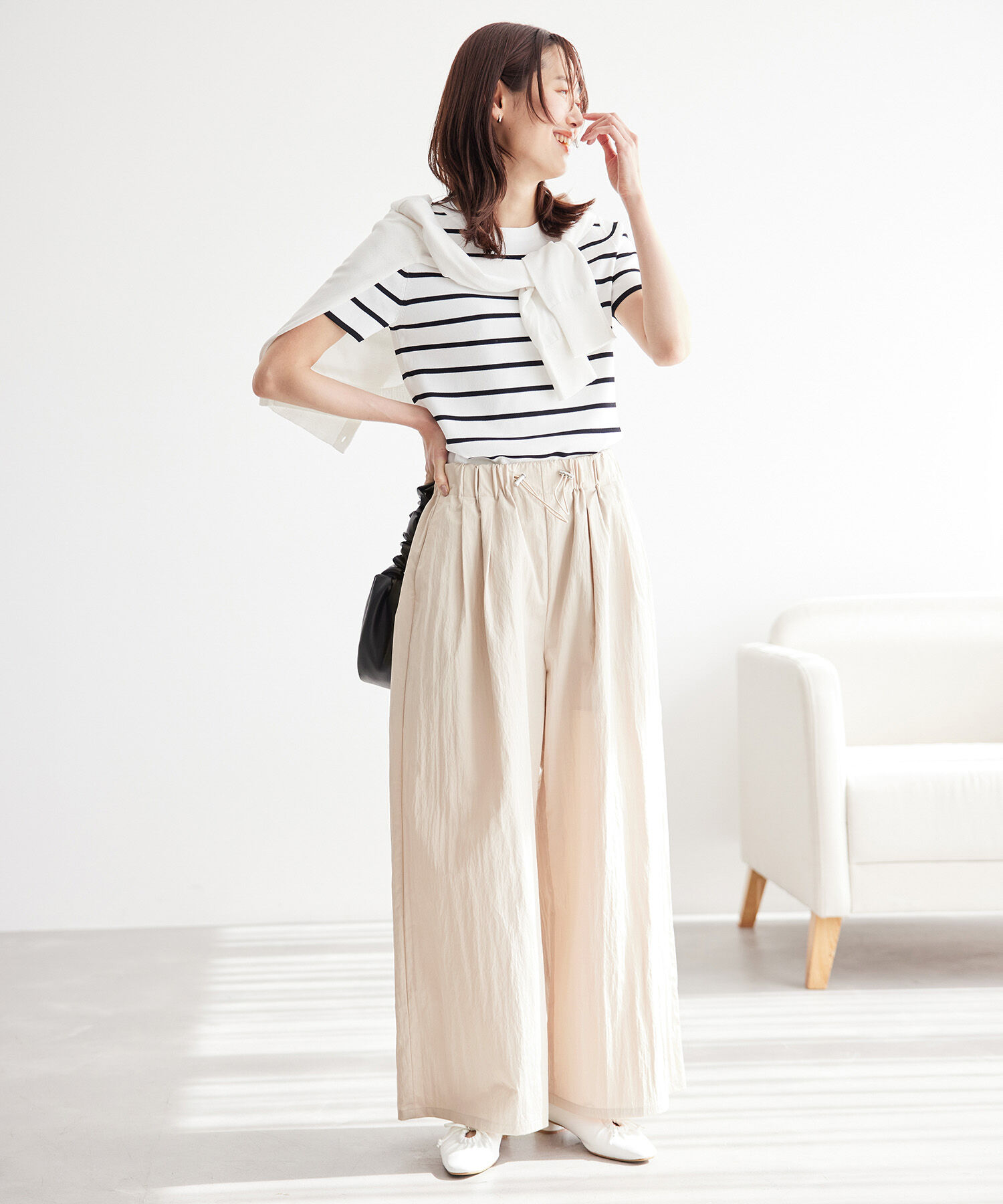 Rope&rsquo;Picnic「ウエストドロストコードイージーパンツ」|その他|