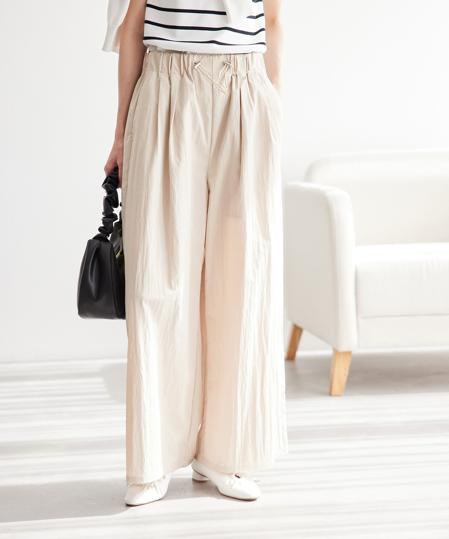 Rope&rsquo;Picnic「ウエストドロストコードイージーパンツ」|その他|