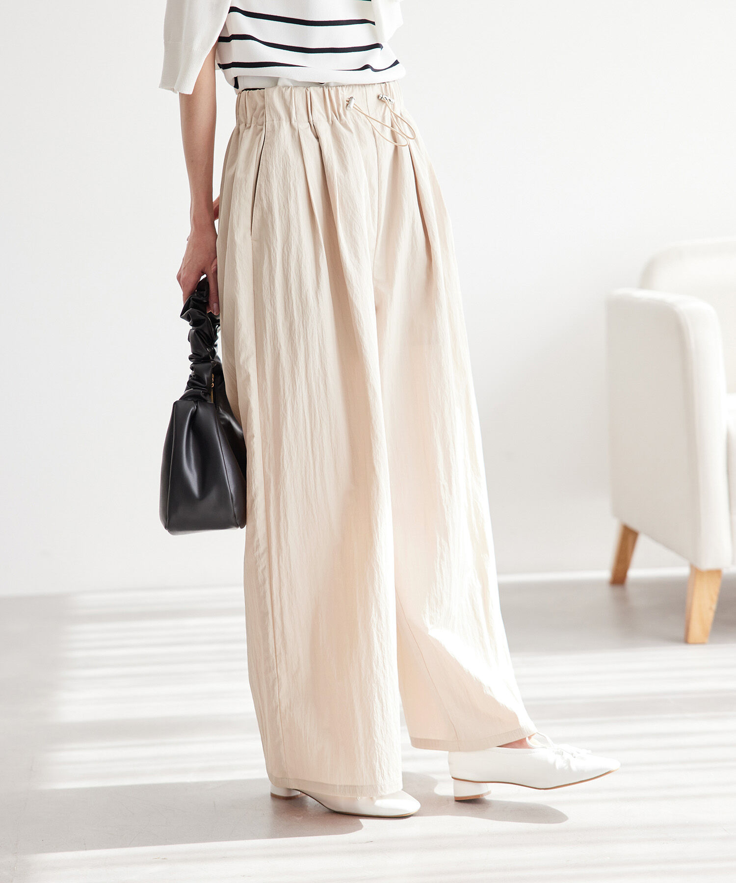 Rope&rsquo;Picnic「ウエストドロストコードイージーパンツ」|その他|