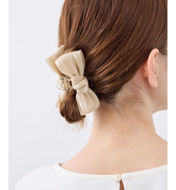 ROPE PICNIC PASSAGE「シャイニーリボンヘアバンスクリップ」|ヘアバンド|