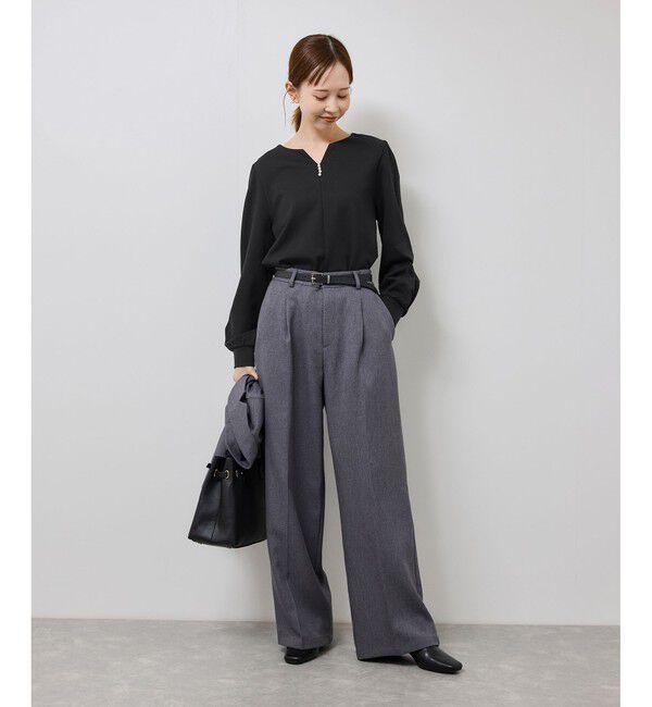 Rope&rsquo;Picnic「パール付きポンチプルオーバー/セットアップ対応」|Tシャツ・カットソー|