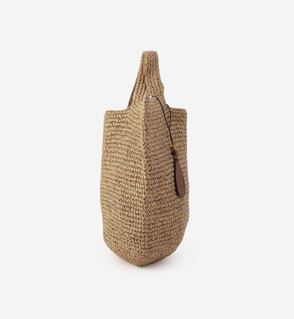  「INDIA INDUSTRY | ペーパーラフィア トートバッグ WOMEN」|トートバッグ|