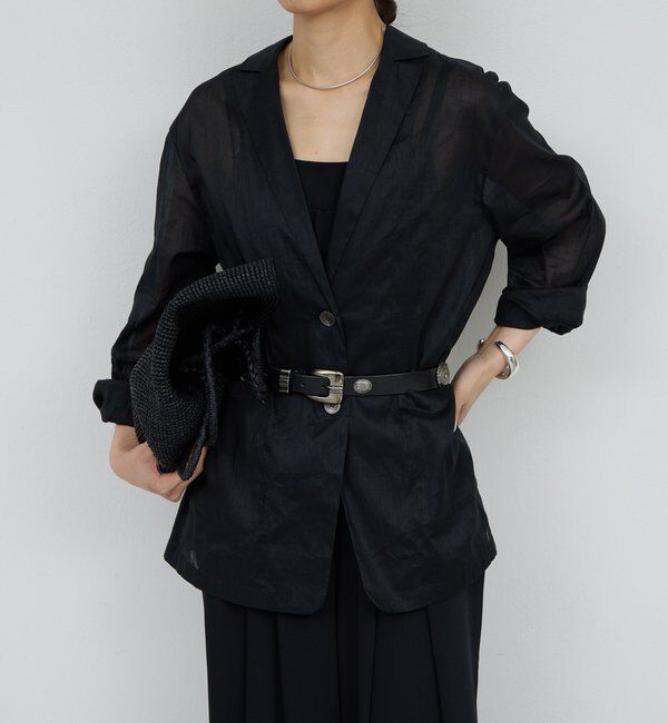 「シアージャケット」|テーラードジャケット|ブラック