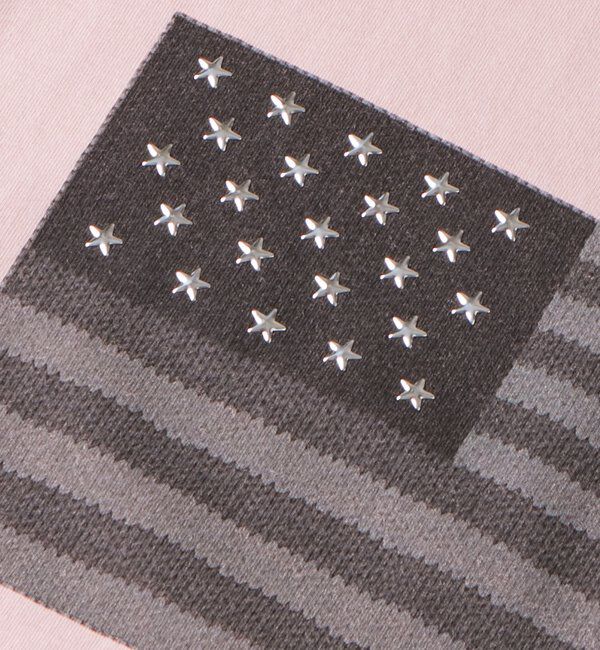  「【UNISEX】KOOKY'N スタースタッズフラッググラフィックTEE」|Tシャツ・カットソー|