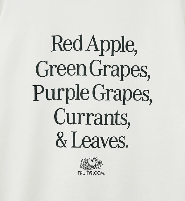 ABAHOUSE「【FRUIT OF THE LOOM】タイポグラフィ ヘビーオンス ルーズ クル」|スウェット・ジャージ|